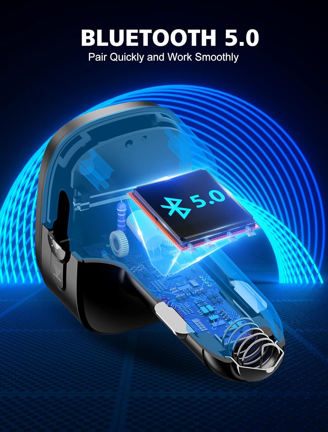 Mohard Bluetooth 5.0 Car Adapter