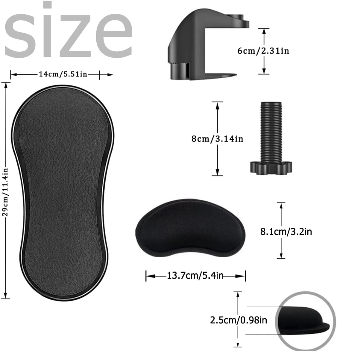 Computer Arm Rest for Desk Extender